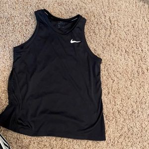 Nike dri fit tank- black- S